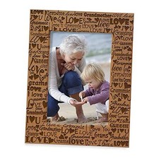 I Love You Grandma, Grammie Engraved Picture Frame, 4x6-Vertical Grandma 