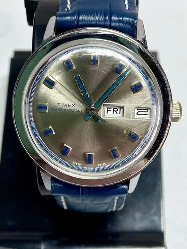 Vintage Timex Marlin 1975 Day/Date Men’s Watch Running 35mm, 2L