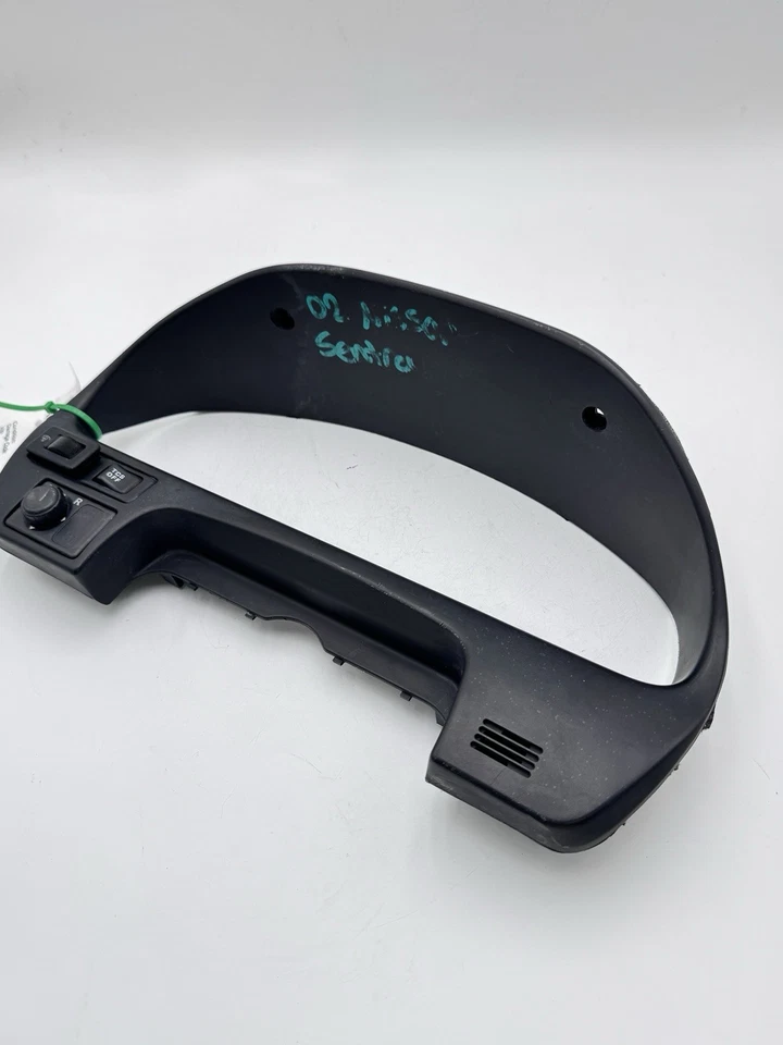 2000 - 2003 Nissan Sentra Gauge Cluster Speedometer Instrument Panel Trim Bezel - Image 3 of 4