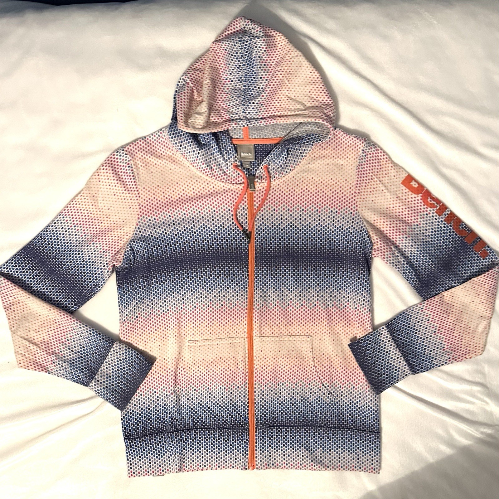 Bench Multicolor Gradient Performance Full Zip Ho… - image 1