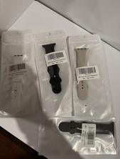 Silicone Strap for Apple Watch 38/40/41/42mm White Black Beige Gray