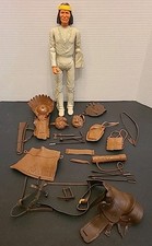 Vintage Johnny West Geronimo Marx Action Figure And Accessories