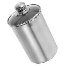 Stainless Steel Food Jar Canister with Lid Metal Kitchen Canisters