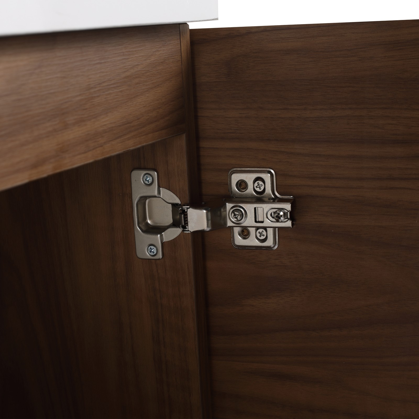 Wall-Mounted Bathroom Vanity w/Resin Sink, Storage Cabinet w/Soft Closed Door