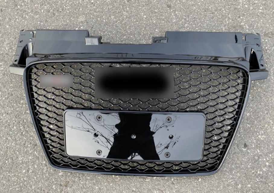 Para AUDI TT TTRS 8J 2008 2009-2014 Parachoques delantero Malla Parrilla Negro Foto 3 de 4