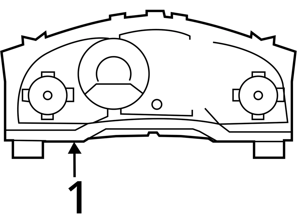 Grupo de velocímetro 120 MPH para caravana 15-18 839056 Foto 3 de 4
