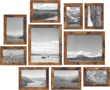 Picture Frames, Collage Picture Frames Set of 10, Two 8X10, Four 5X7, Four 4X6,