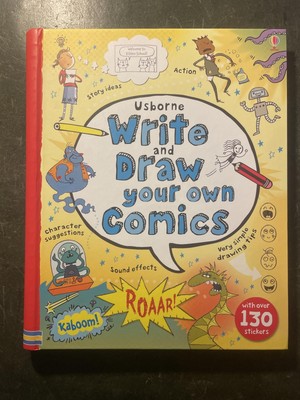 Usborne Books Write & Draw Your Own Comics - spiral_bound Louie Stowell