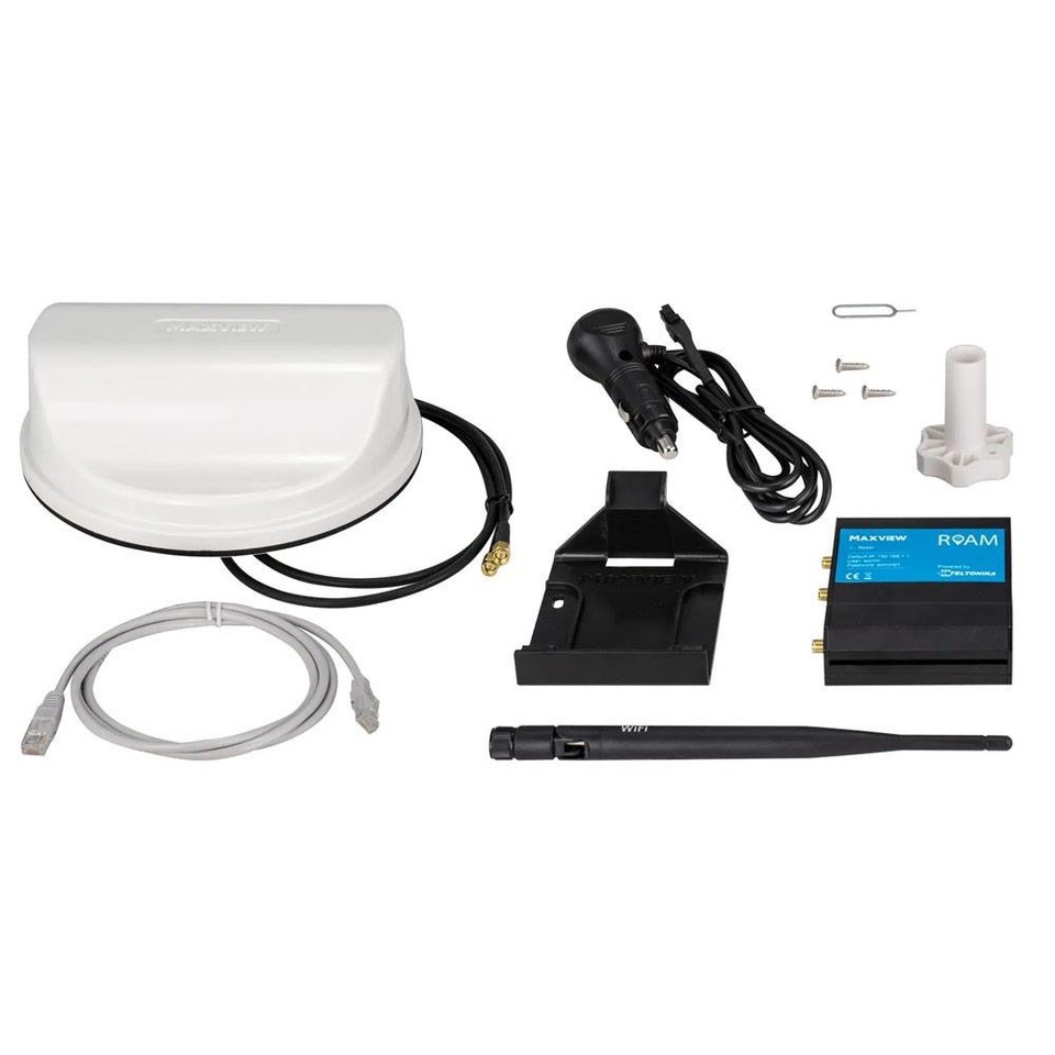 MAXVIEW ROAM 4G 5G WIFI INTERNET ROUTER ANTENNA 12V CARAVAN MOTORHOME ...