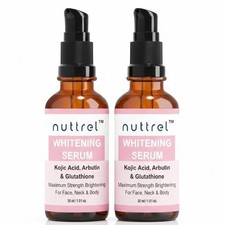 Dark Skin Whitening Lightening Brightening  Bleaching Face body serum - 2 pcs 