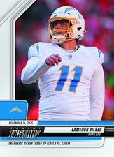 2025-26 Panini Instant NFL #322 Cameron Dicker Los Angeles Chargers PRESALE