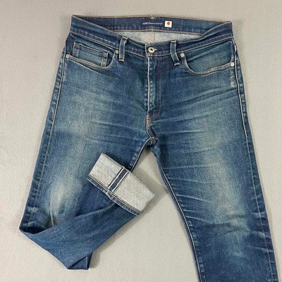 Levis 511 Slim Made & Crafted Selvedge Jeans 34x32 (34X30 Fit)Japanese Fabric