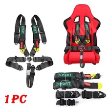 5 Point Safety Seat Belt Racing Harness Shoulder Lock for Cam ATV UTV OFF Road