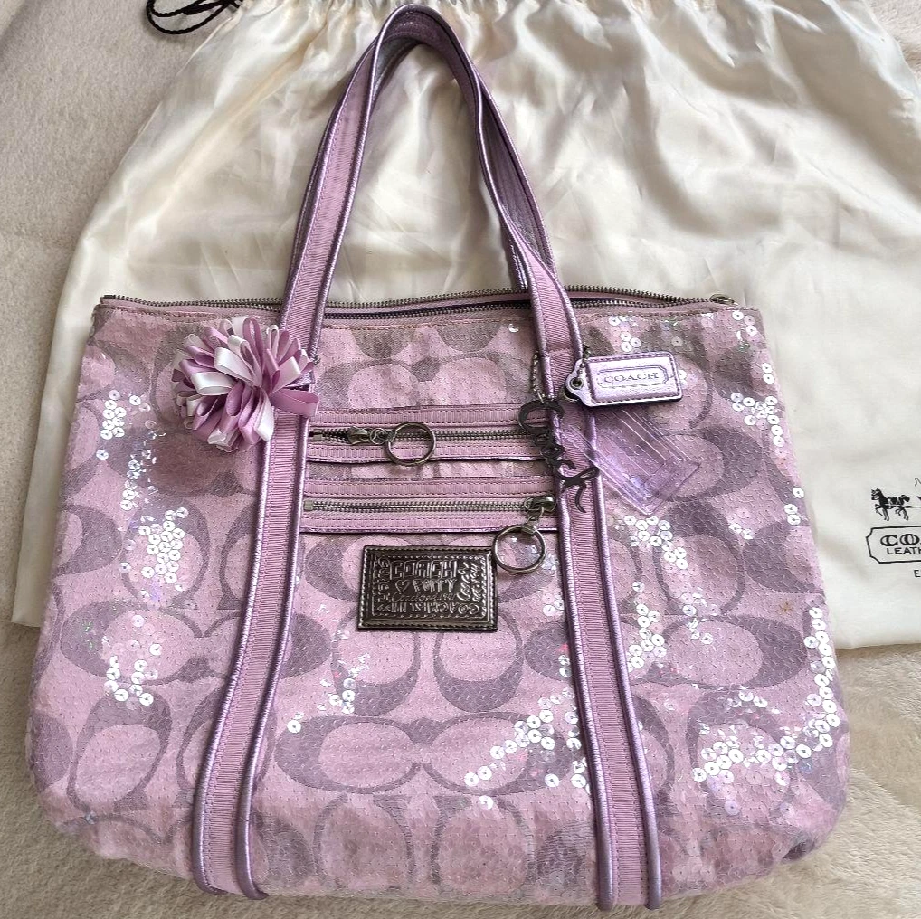 Coach Poppy Sequin Large Bags & Handbags for Women for sale | eBay