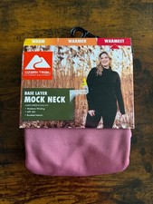 Ozark Trail Base Layer Mock Neck Top Women s Wild Ginger LARGE L NEW
