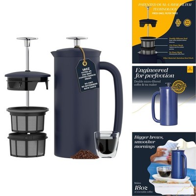 Espro Pro P7 French Press Stainless Steel 304 Double Walled Micro-Filter