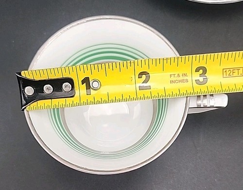 VTG Chechoslovakian HC Chodau ART DECO porcelain capuccino / tea Cups & Saucers - Picture 14 of 18