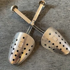 Vintage Metal Shoe Stretcher Trees Expanders Adjustable Boot Shapers Pair