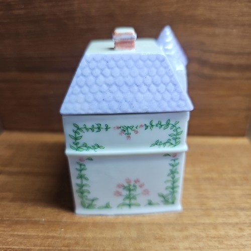 Barattolo ceramica vintage OREGANO 1989 Lenox Villaggio delle Spezie fatto a mano - Foto 4 di 6