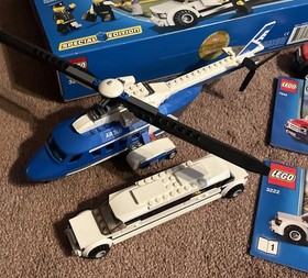 5 Classic LEGO CITY Sets With manuals complete ￼3180, 7942, 7732, 3222,7285