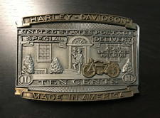 Harley Davidson United States Postage Special Delivery Belt Buckle