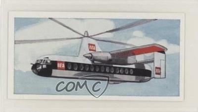 1961 Lyons Tea Wings Across the World Advertising Back Westland Rotodyne #22 n1u