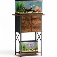 5-10 Gallon Fish Tank Stand, Aquarium Stand with Cabinet for Fish Tank