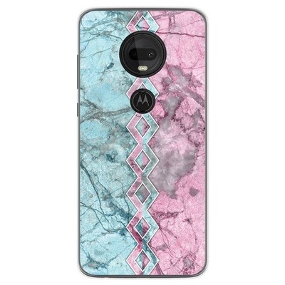 Tumundosmartphone Funda TPU Für Motorola Moto G7 / G7 Plus Marmordesign 08