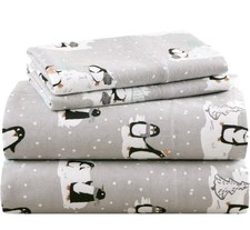 Codi Flannel Sheets King Size- 4 Pieces Ultra Soft Warm Sheet Set, Cozy 100 ...