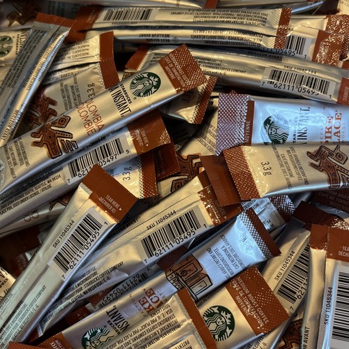 48 ct Starbucks VIA Instant Coffee Colombia Medium Roast Stick *ohne Box/Datum B200