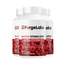 3-Pack ForgeLabs Blood Support, Forge Labs Advanced Blood Support - 180 Capsules