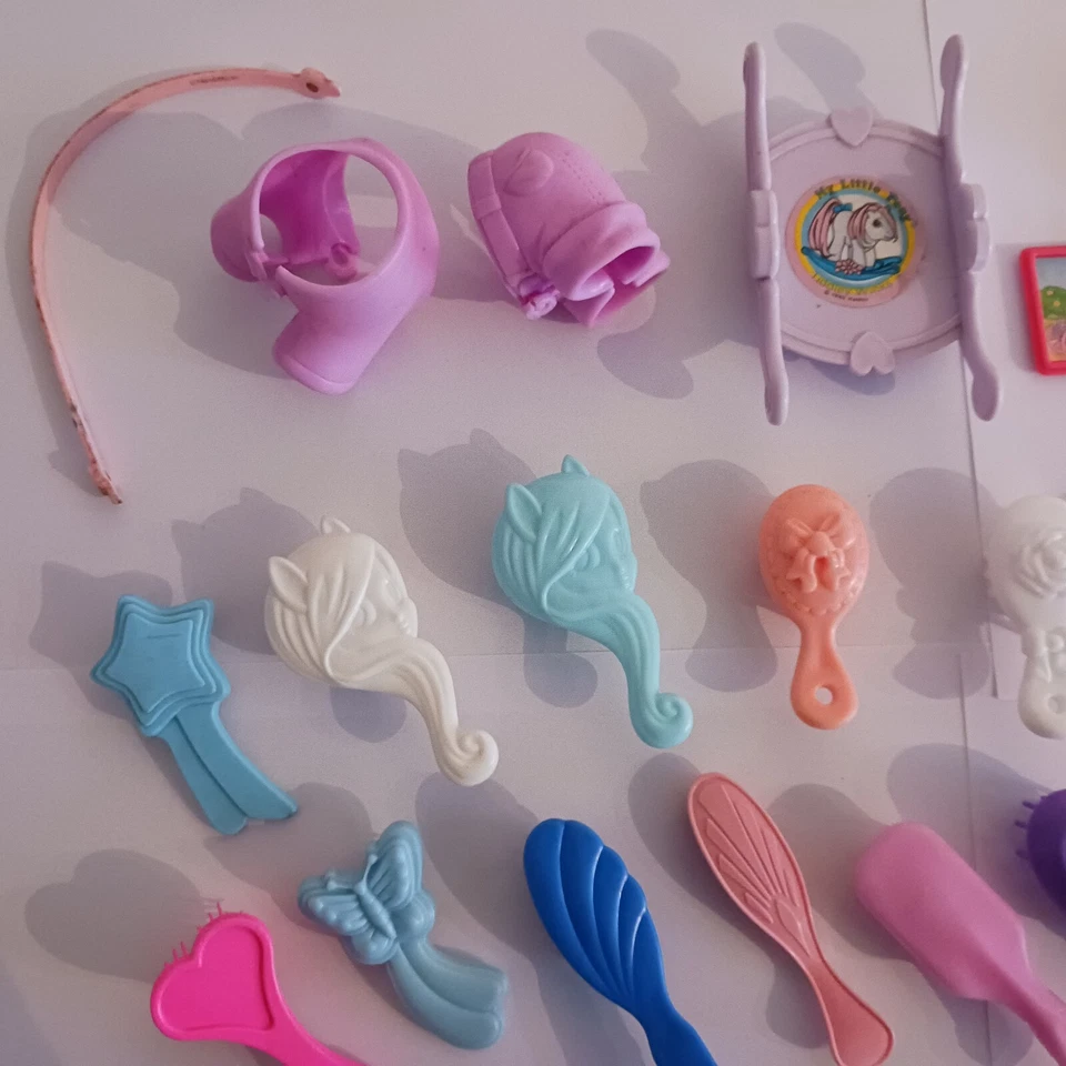 LOT ACCESSOIRES PEIGNES BROSSES MON PETIT PONEY MY LITTLE PONY HASBRO - Photo 2/4