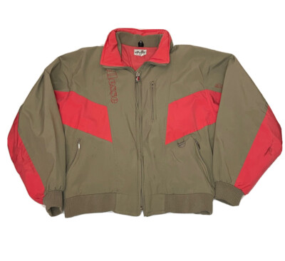 Vtg Ellesse Super Racing Gear Mens Zip Front Jacket S M