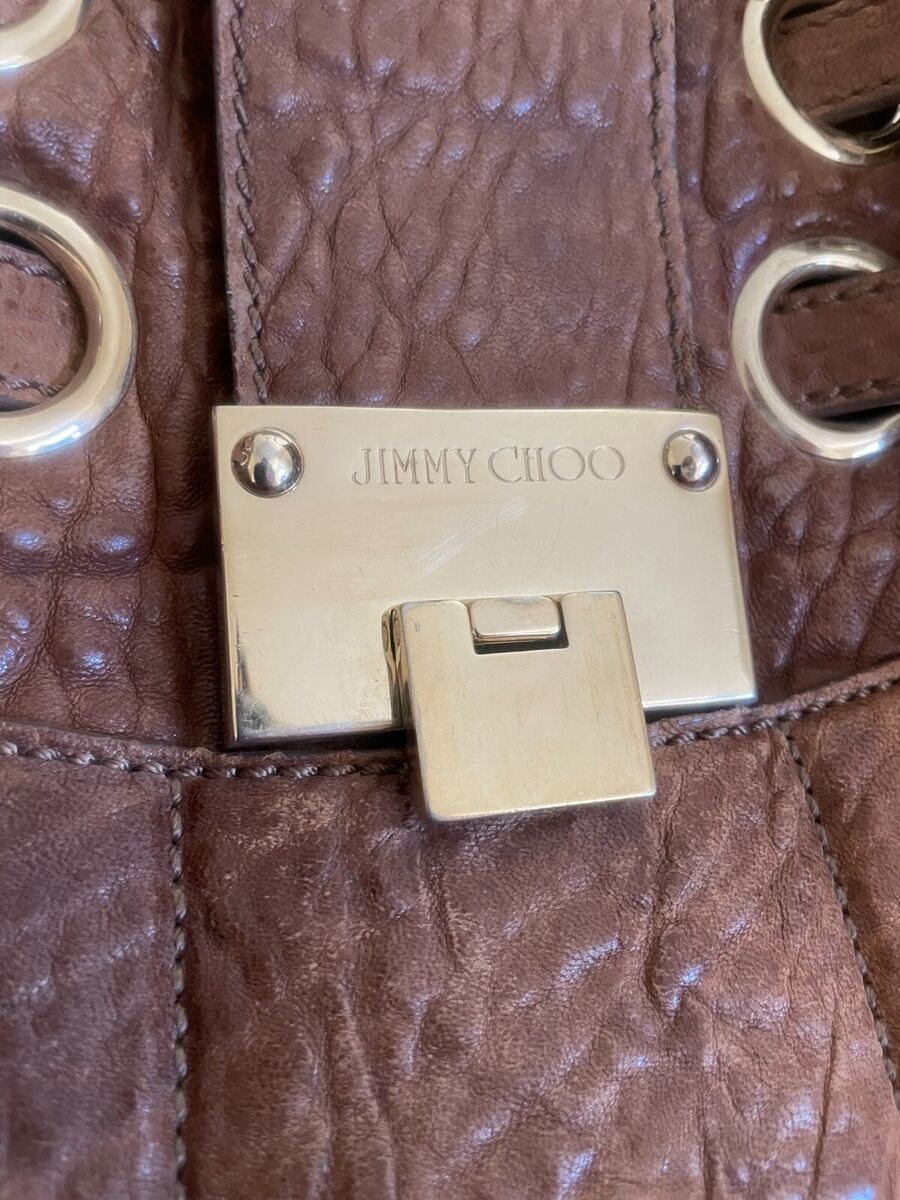 Brown Jimmy Choo Leather Shoulder Bag | eBay Brown Jimmy Choo Leather Shoulder Bag | eBay
