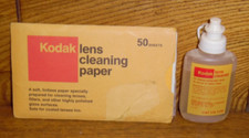 Vintage Kodak Camera Lens Cleaner Fluid Paper