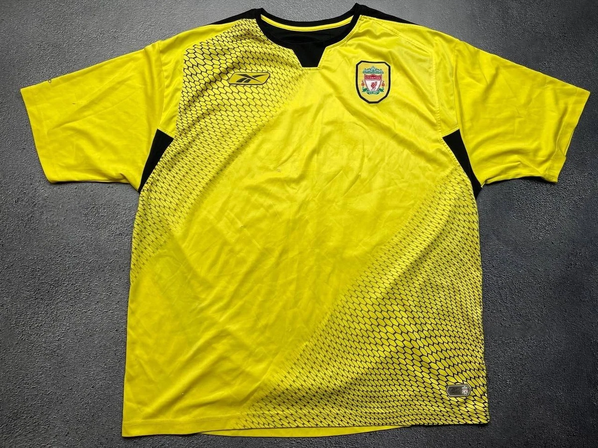 Reebok Liverpool Yellow International Club Soccer Fan Apparel and