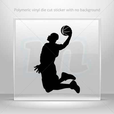 Sticker Decals Basket Ball Player Helmet Atv Bike vinyl bike st5 RS488