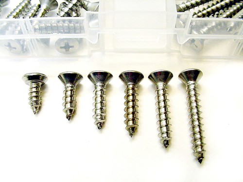 Mopar #10 Stainless Steel Oval Phillips Head Automotive Sheet Metal Trim Screws - Picture 8 of 8