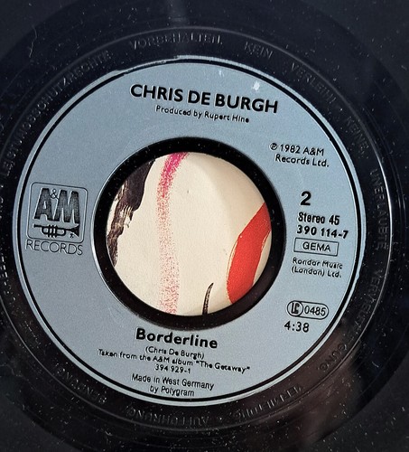 Disco vinile 45 giri PChris de Burgh - The Lady in Red - A&M rec. '86 - Foto 4 di 4
