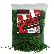 Fjuka Squeez-Ready Green Method Pellets | Ready-prepped 2mms | Carp, F1s, tench
