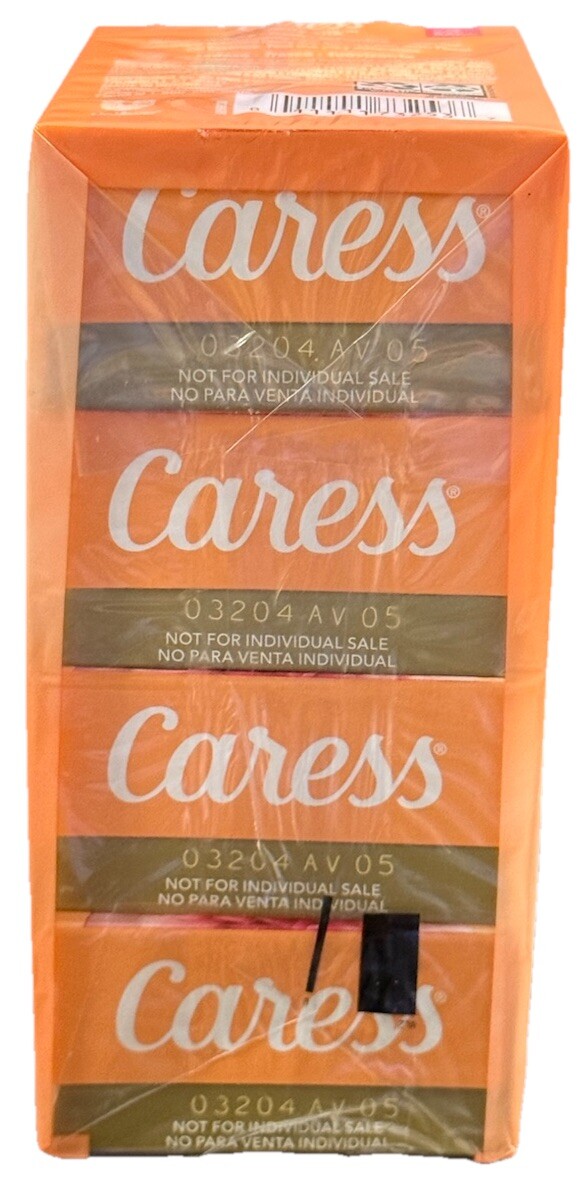 8 Pk ORIGINAL CARESS DAILY SILK BEAUTY BARS White Peach & Orange Blossom 3.75oz