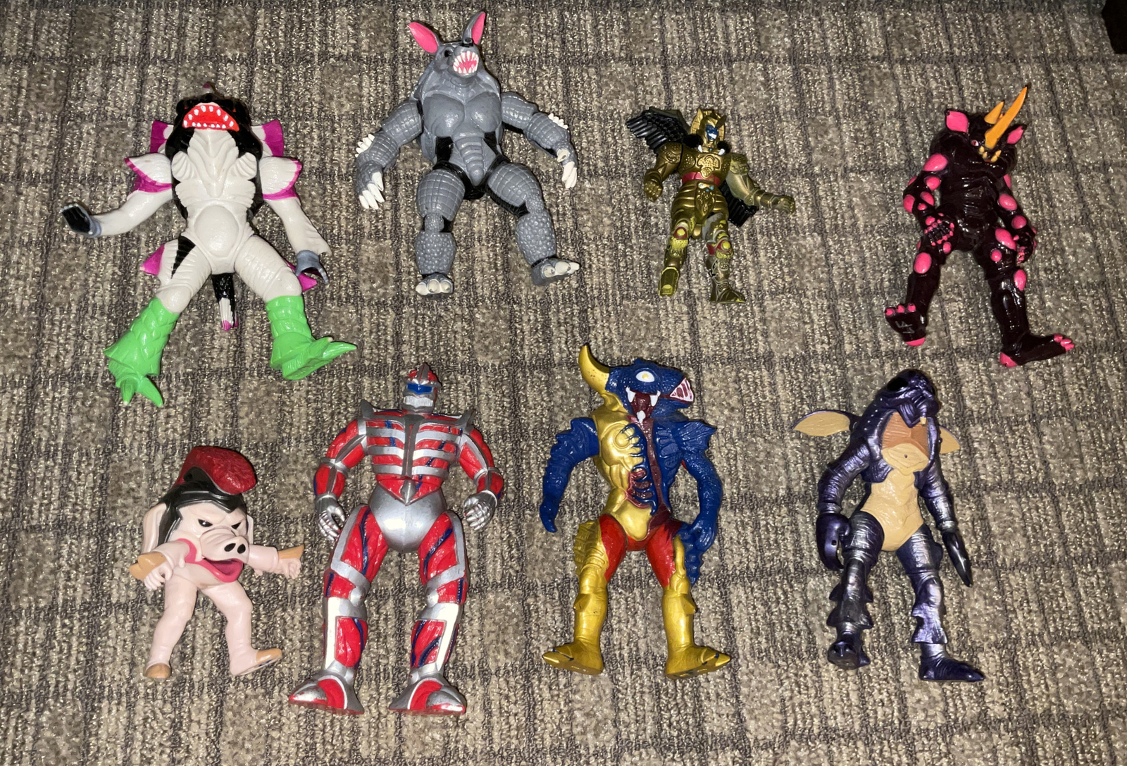 Vintage 90s Mighty Morphin Power Rangers Villains Bandai Lot of 8 Figures