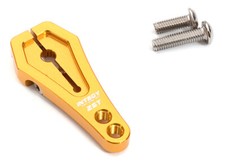 Gold Billet Machined Alloy Servo Horn 25T for Futaba Servos r  20mm, 24mm 