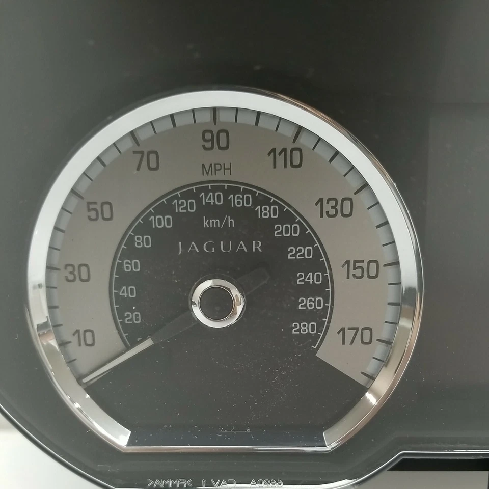 Medidor velocímetro odómetro Cluster 2009-2011 8X2310849Gf Jaguar Xf Xfr OEM Foto 3 de 4