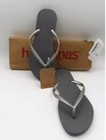 Havaianas Women's Flip Flops Sandal Steel Grey US 7/8W EU 37-38