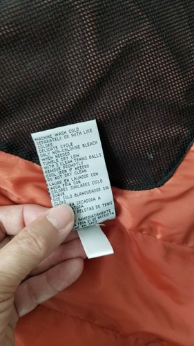 Izod Perform X Women's Down Filled Sleeveless Orange Puffer Vest Sz S Pre-Owned - Picture 6 of 10
