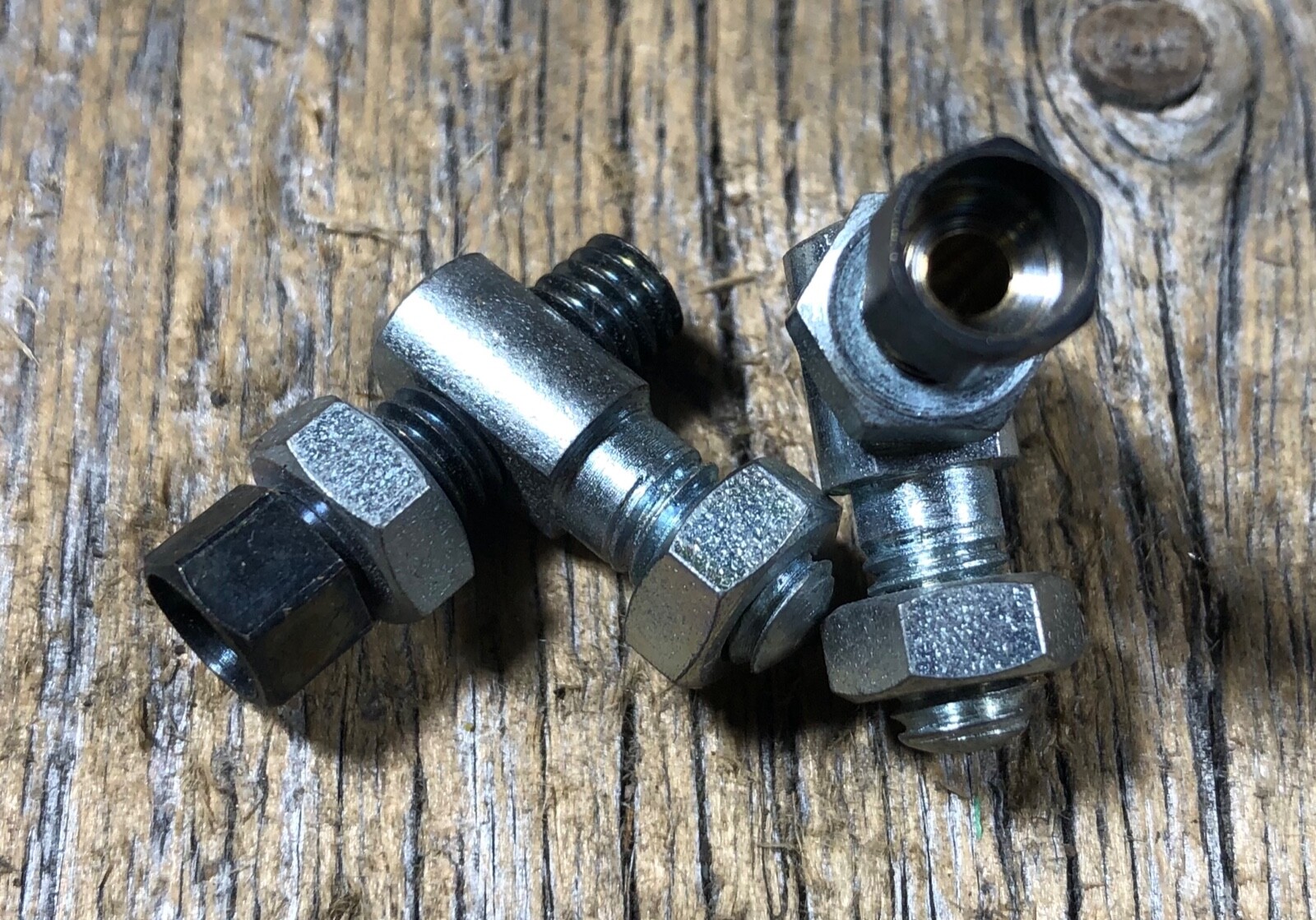 VINTAGE BIKE BICYCLE CABLE ADJUSTERS ADJUSTABLE CABLE STOPS HOUSING