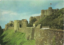 View From Southwest, Constable's Tower, Dover Castle, Kent England Postcard