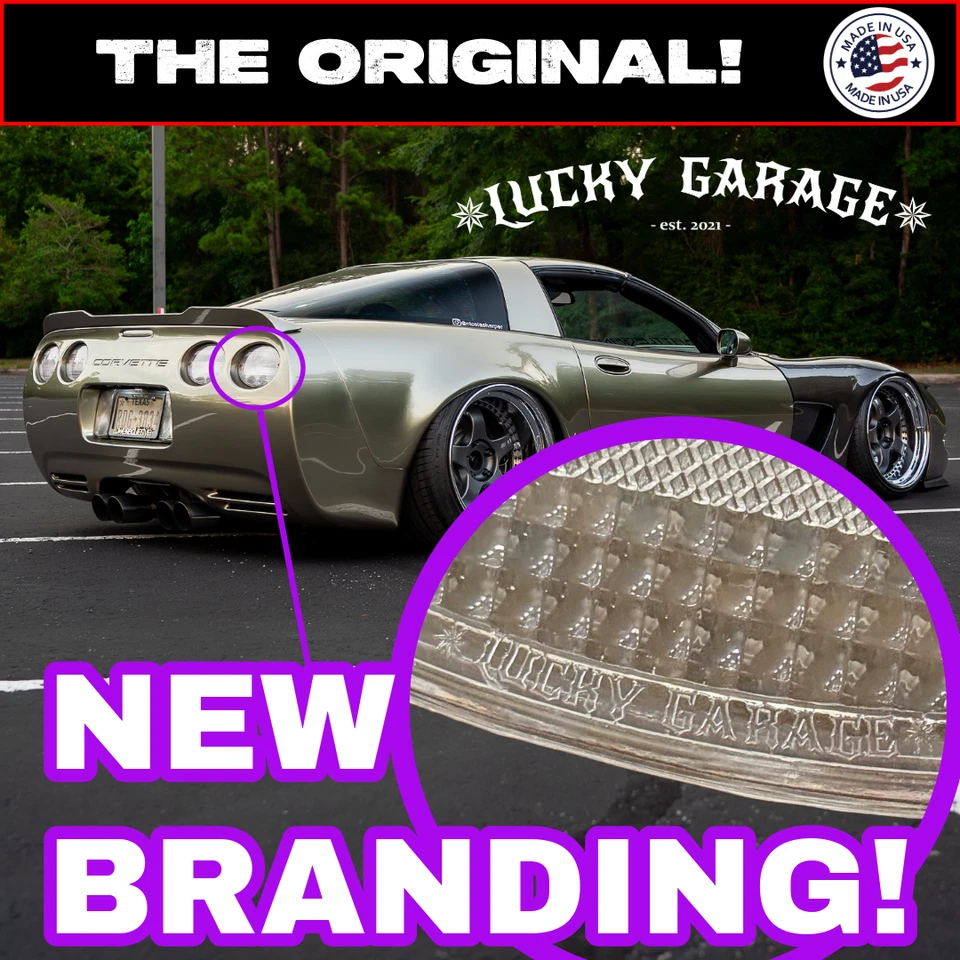 NEW! 4x 97-04 C5 Corvette Clear Tail light lens - AUTHENTIC! THE ORIGINAL CLEARS - Image 2 of 4