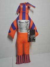 Dammit Doll Win Dammit Ruffneck Purple & Orange Stress Relief Gag Gift Bew NWT